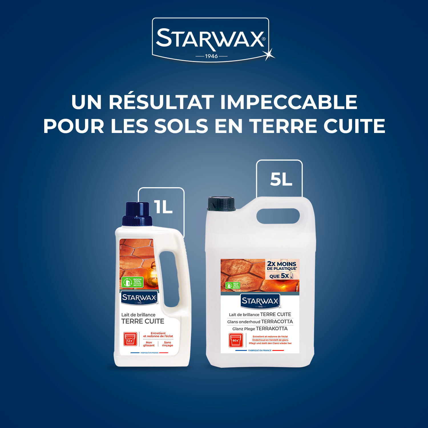 Lait De Brillance Pour Tomettes Carrelage Terre Cuite Starwax