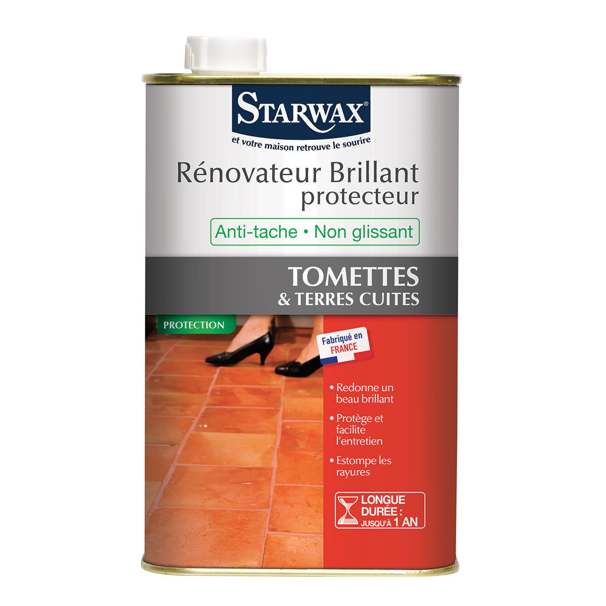 Rénovateur brillant protecteur pour tomettes et terres cuites | Starwax