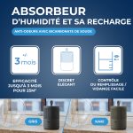 Absorbeur d’humidité + 1 tablette