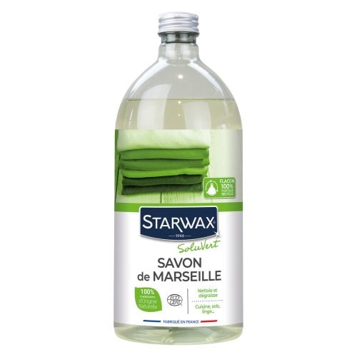 Savon de Marseille liquide sans huile de palme Ecocert