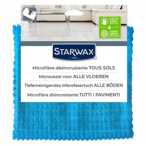 Serpillière microfibre désincrustante pour sols intérieurs