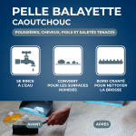 Pelle balayette caoutchouc