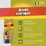 Lot de 3 Acide citrique