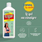 Gel Ménager au vinaigre spécial sanitaires et cuvettes WC