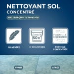 Nettoyant doux pour sols intérieurs