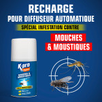 Recharge pour diffuseur automatique mouches moustiques