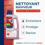 Nettoyant raviveur coloré pour tomettes et terres cuites