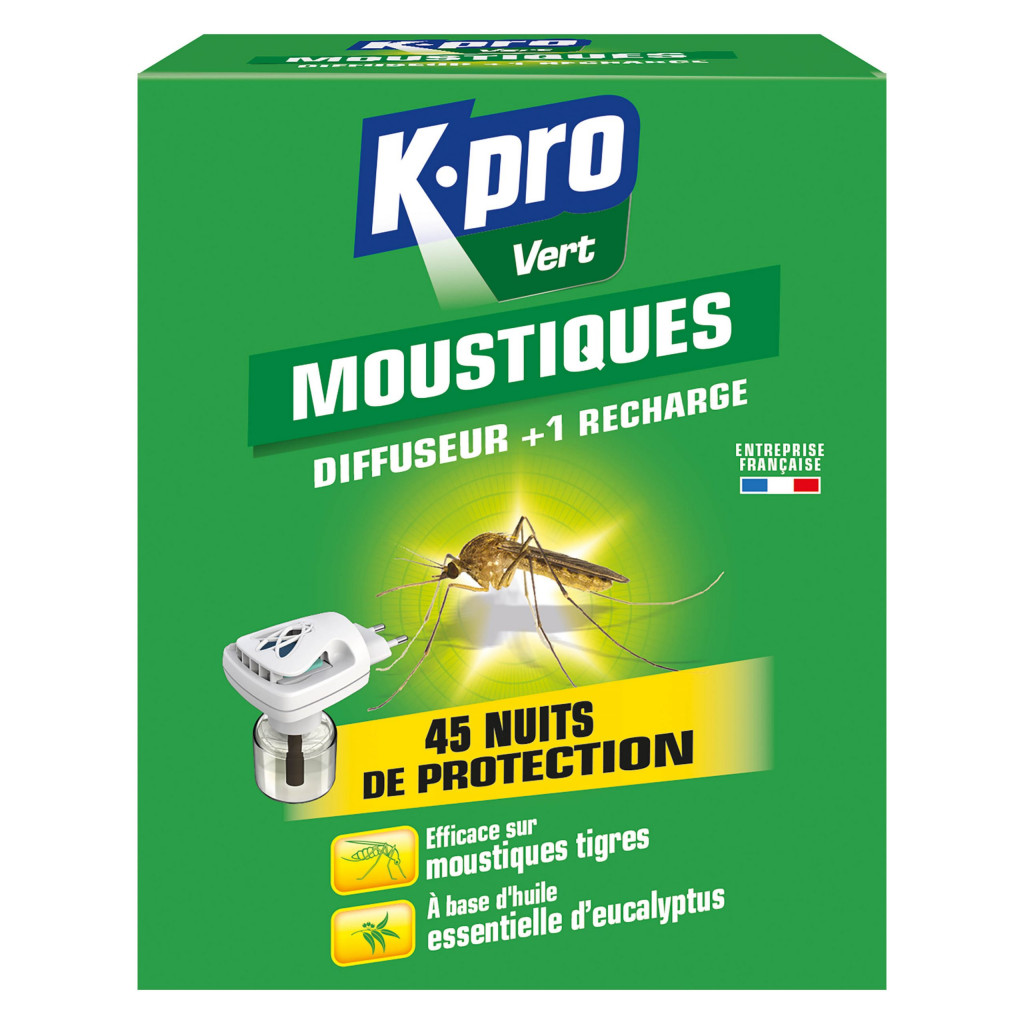 Diffuseur électrique anti moustiques + Recharge