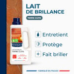 Lait de brillance pour tomettes et terres cuites