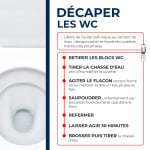 Détartrant surpuissant poudre pour WC