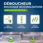 Déboucheur biologique pour canalisations