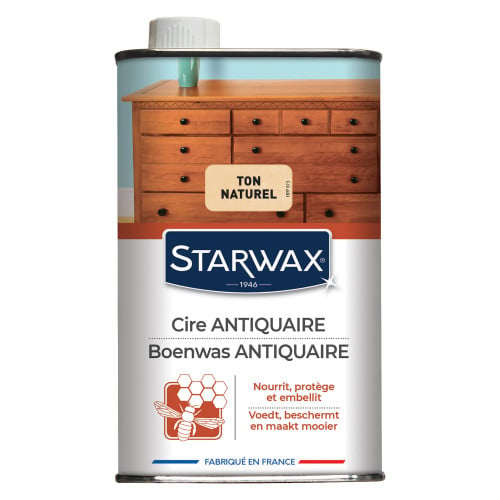 Cire antiquaire liquide pour bois cirés