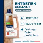 Entretien brillant pour parquets et sols stratifiés