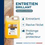 Entretien brillant spécial stratifié