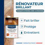 Rénovateur brillant protecteur pour parquets et sols stratifiés